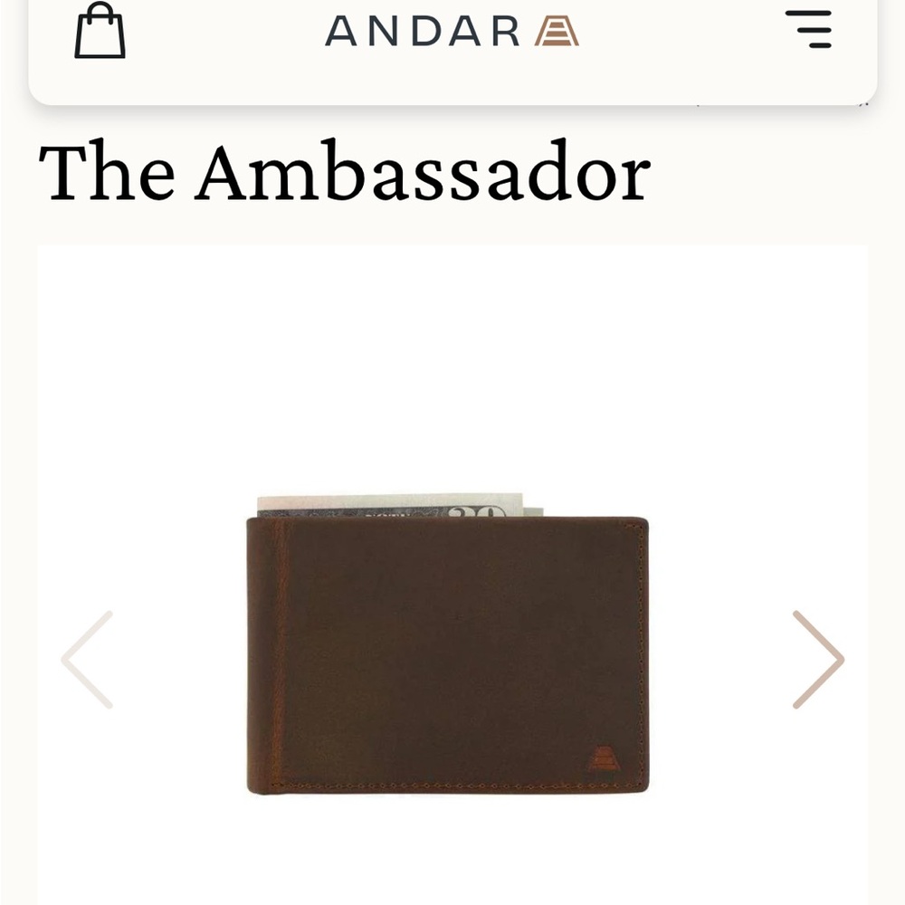 - new! The Ambassador Brown Wallet